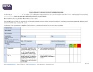 Health and safety checklist for staff working from home