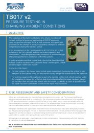 Pressure testing in changing ambient conditions. Version 2