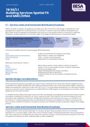 Building services spatial fit and MMC/DfMA. Service voids and horizontal distribution/modules