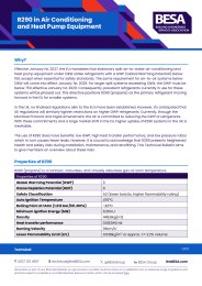 R290 in air conditioning and heat pump equipment