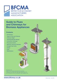 Guide to flues and chimneys for biomass appliances