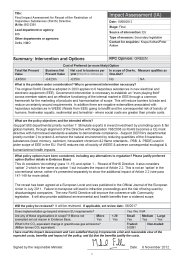 Final impact assessment for recast of the Restriction of hazardous substances (RoHS) directive