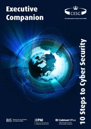 10 steps to cyber security - The Construction Information Service