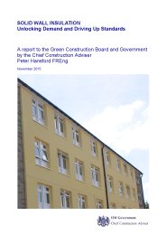 Solid wall insulation: unlocking demand and driving up standards