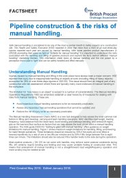 Pipeline construction and the risks of manual handling