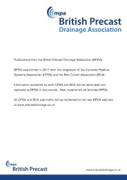 Impact of pipe deflection on structural integrity, hydraulic performance and suitability for adoption