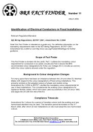 Identification of electrical conductors in fixed installations