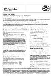 Pressure relief devices: guidance on selection for the low pressure side of systems