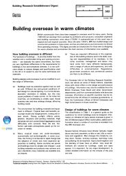 Building overseas in warm climates