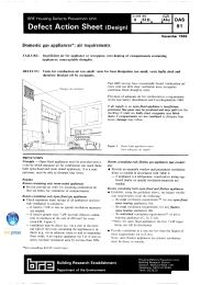 Domestic gas appliances: air requirements