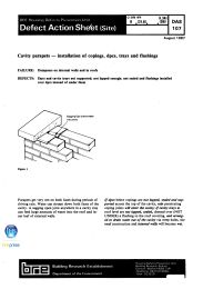 Cavity parapets - installation of copings, dpcs, trays and flashings