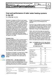 Cost and performance of solar water heating systems in the UK