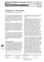 Developments in stress grading