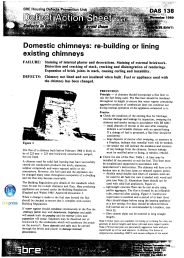Domestic chimneys: re-building or lining existing chimneys