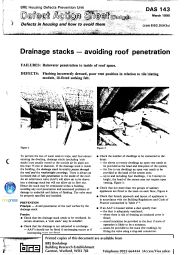 Drainage stacks - avoiding roof penetration