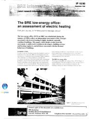 BRE low-energy office: an assessment of electric heating