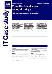 Co-ordination with land survey drawings: PJ Dunphy Construction Services Ltd