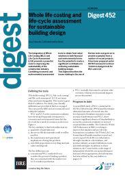 Whole life costing and life cycle assessment for sustainable building design