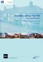 Domestic energy fact file: local authority homes - The Construction ...