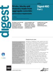 Bricks, blocks and masonry made from aggregate concrete: performance requirements