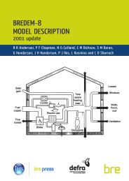 BREDEM-8 model description: 2001 update