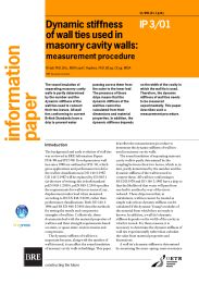 Dynamic stiffness of wall ties used in masonry cavity walls: measurement procedure (including amendment)