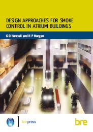 Design approaches for smoke control in atrium buildings