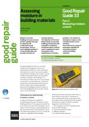 Assessing moisture in building materials: Measuring moisture content