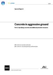 Concrete in aggressive ground: Specifying concrete and additional protective measures (incorporating March 2003 amendment) (Withdrawn)