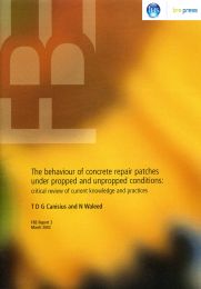 Behaviour of concrete repair patches under propped and unpropped conditions: critical review of current knowledge and practices