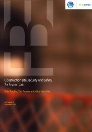 Construction site security and safety: the forgotten costs