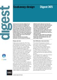 Soakaway design. 2003 revision (Withdrawn)