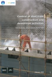 Control of dust from construction and demolition activities
