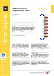 Dynamic insulation for energy saving and comfort