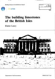 Building limestones of the British Isles (1989 reprint with corrections)