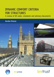 Dynamic comfort criteria for structures: A review of UK codes, standards and advisory documents