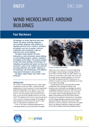 Wind microclimate around buildings