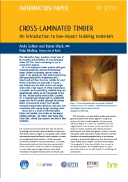 Cross laminated timber: An introduction to low-impact building materials