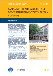 Assessing the sustainability of office refurbishment with BREEAM: A case study