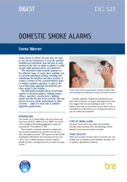 Domestic smoke alarms