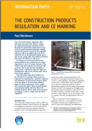 Construction Products Regulation and CE marking