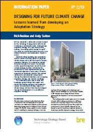 Designing for future climate change: Lessons learned from developing an adaptation strategy (June 2013)