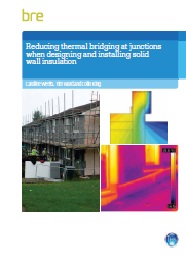Reducing thermal bridging at junctions when designing and installing solid wall insulation