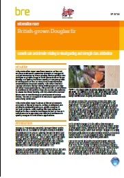 British-grown Douglas fir: growth rate and density relating to visual grading and strength class attribution