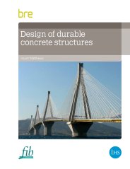 Design of durable concrete structures