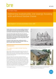 Delivering sustainable, low energy housing with softwood timber frame