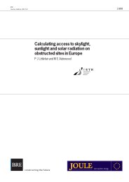 Calculating access to skylight, sunlight and solar radiation on obstructed sites in Europe