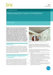 Diagnosing the causes of dampness