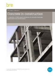 Concrete in construction - a collection of BRE expert guidance on concrete materials, applications and performance
