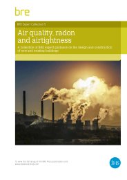 Air quality, radon and airtightness - a collection of BRE expert guidance on the design and construction of new and existing buildings